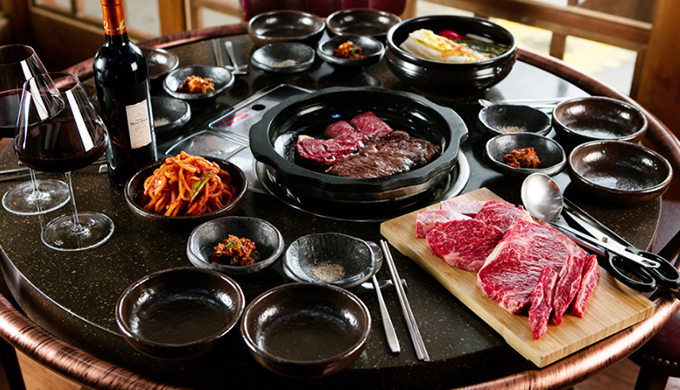 Specialized Korean Beef Sirloin Stone Plate Grill